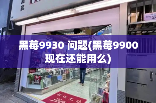 黑莓9930 问题(黑莓9900现在还能用么)