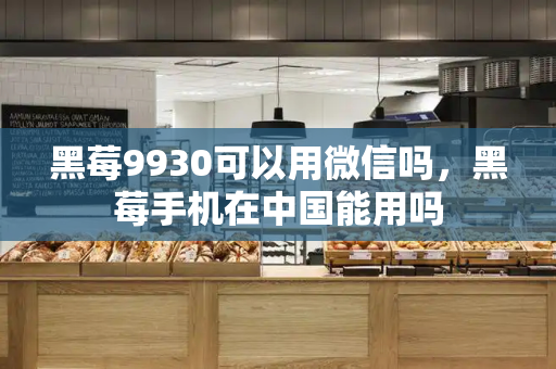 黑莓9930可以用微信吗，黑莓手机在中国能用吗-第1张图片-星选测评