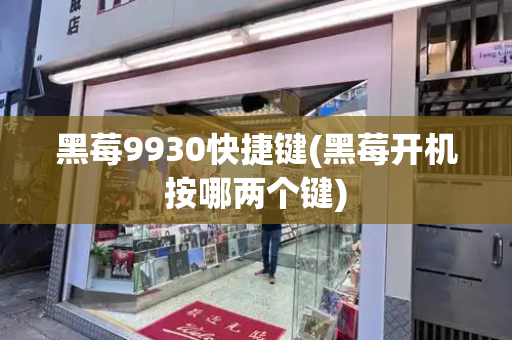 黑莓9930快捷键(黑莓开机按哪两个键)