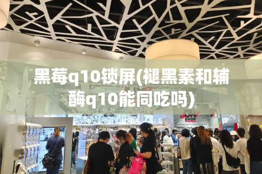 黑莓q10锁屏(褪黑素和辅酶q10能同吃吗)