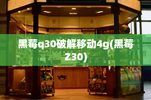 黑莓q30破解移动4g(黑莓Z30)