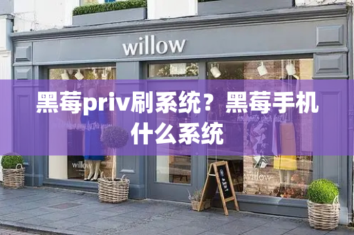 黑莓priv刷系统？黑莓手机什么系统