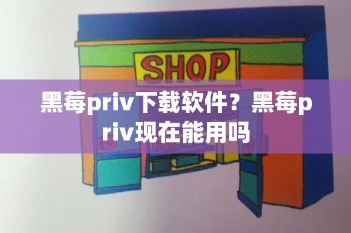 黑莓priv下载软件？黑莓priv现在能用吗-第1张图片-星选测评
