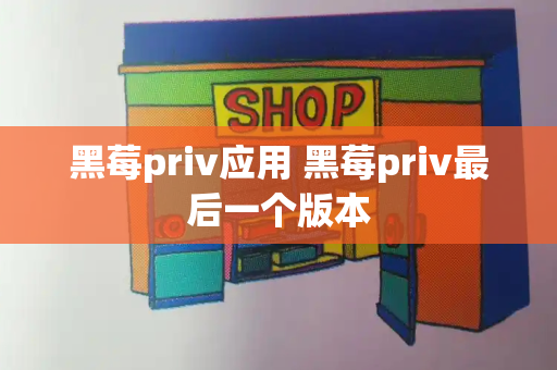 黑莓priv应用 黑莓priv最后一个版本-第1张图片-星选测评