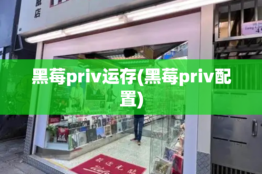 黑莓priv运存(黑莓priv配置)-第1张图片-星选测评