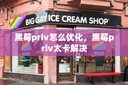 黑莓priv怎么优化，黑莓priv太卡解决