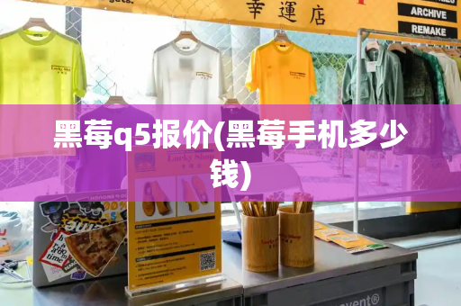 黑莓q5报价(黑莓手机多少钱)-第1张图片-星选测评