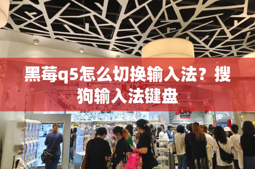 黑莓q5怎么切换输入法？搜狗输入法键盘