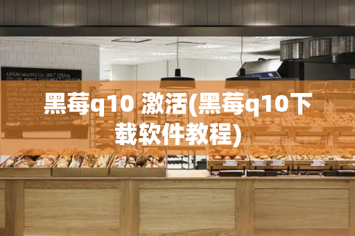 黑莓q10 激活(黑莓q10下载软件教程)