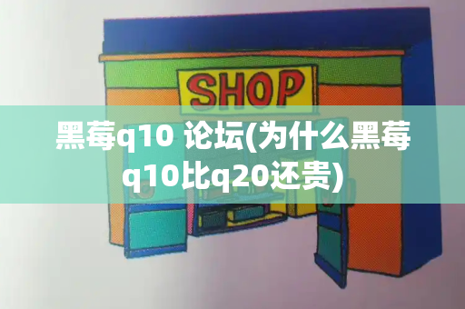 黑莓q10 论坛(为什么黑莓q10比q20还贵)