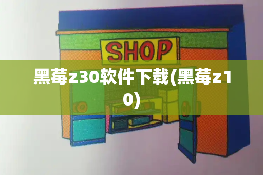 黑莓z30软件下载(黑莓z10)
