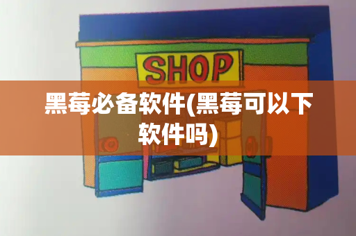 黑莓必备软件(黑莓可以下软件吗)