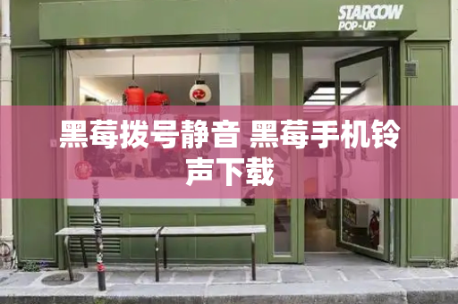 黑莓拨号静音 黑莓手机铃声下载