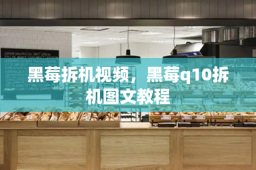 黑莓拆机视频，黑莓q10拆机图文教程