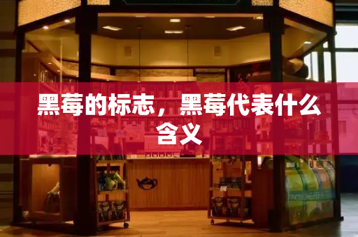 黑莓的标志，黑莓代表什么含义
