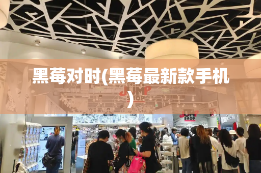 黑莓对时(黑莓最新款手机)-第1张图片-星选测评