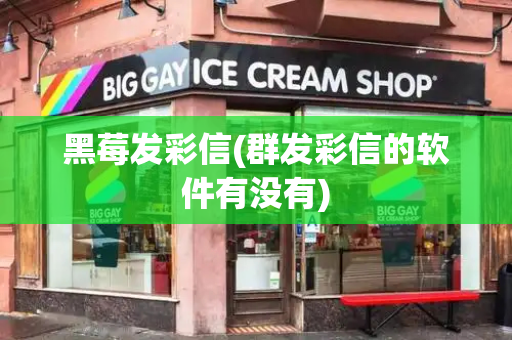 黑莓发彩信(群发彩信的软件有没有)