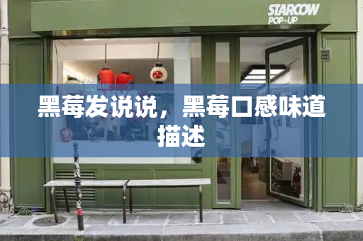黑莓发说说，黑莓口感味道描述