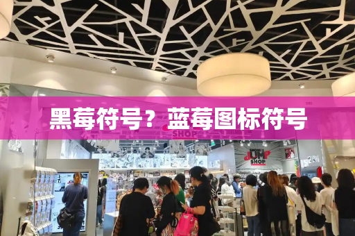 黑莓符号？蓝莓图标符号