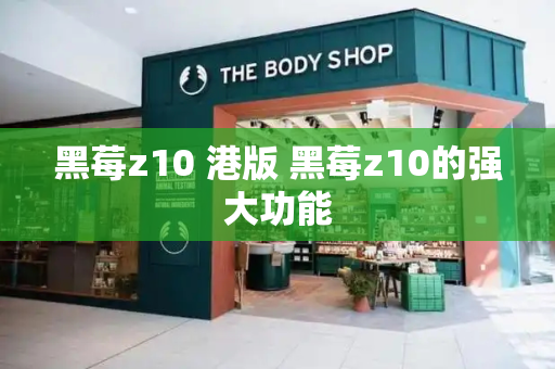 黑莓z10 港版 黑莓z10的强大功能-第1张图片-星选测评