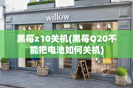 黑莓z10关机(黑莓Q20不能把电池如何关机)