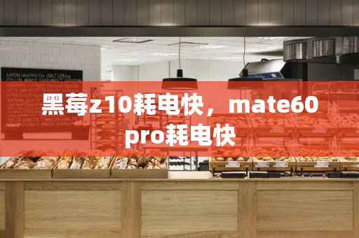 黑莓z10耗电快，mate60pro耗电快