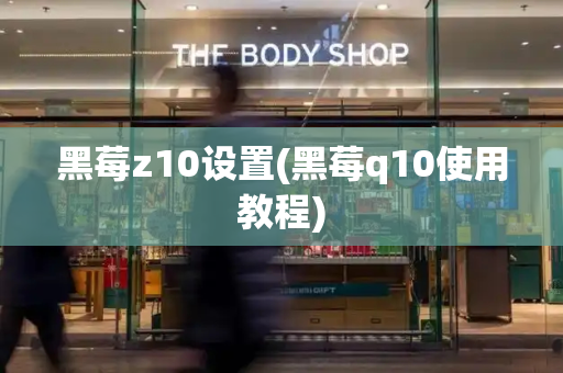 黑莓z10设置(黑莓q10使用教程)-第1张图片-星选测评