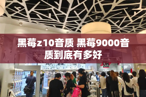 黑莓z10音质 黑莓9000音质到底有多好