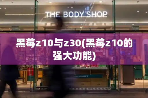 黑莓z10与z30(黑莓z10的强大功能)