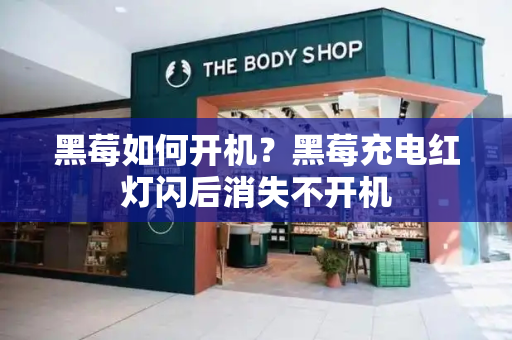 黑莓如何开机？黑莓充电红灯闪后消失不开机