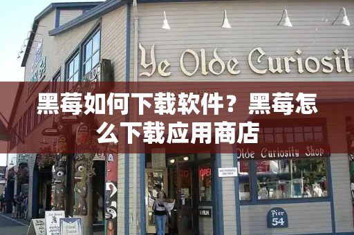 黑莓如何下载软件？黑莓怎么下载应用商店-第1张图片-星选测评
