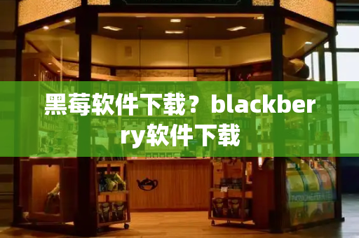 黑莓软件下载？blackberry软件下载-第1张图片-星选测评