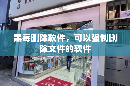 黑莓删除软件，可以强制删除文件的软件