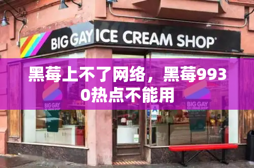 黑莓上不了网络，黑莓9930热点不能用