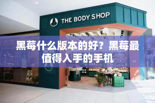 黑莓什么版本的好？黑莓最值得入手的手机-第1张图片-星选测评