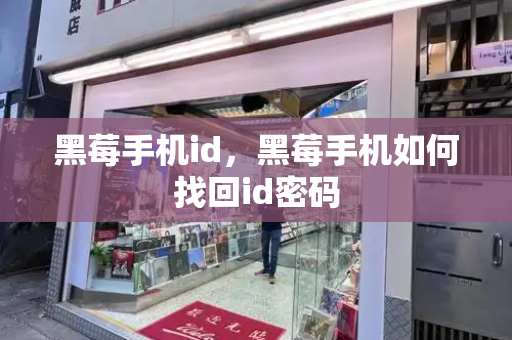 黑莓手机id，黑莓手机如何找回id密码