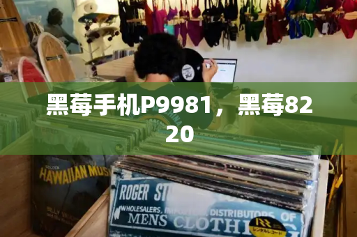 黑莓手机P9981，黑莓8220-第1张图片-星选测评
