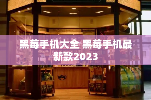 黑莓手机大全 黑莓手机最新款2023