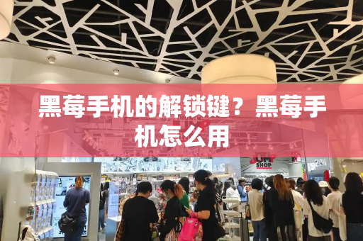 黑莓手机的解锁键？黑莓手机怎么用-第1张图片-星选测评