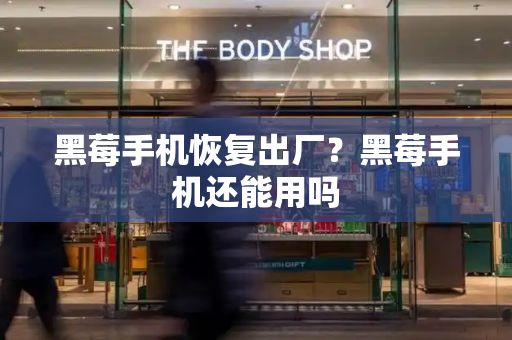 黑莓手机恢复出厂？黑莓手机还能用吗