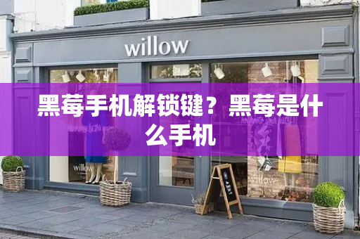 黑莓手机解锁键？黑莓是什么手机