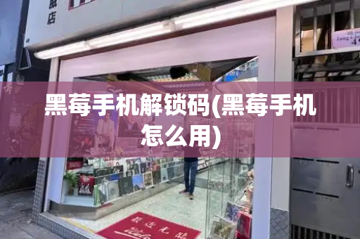 黑莓手机解锁码(黑莓手机怎么用)-第1张图片-星选测评
