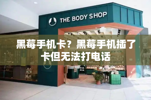 黑莓手机卡？黑莓手机插了卡但无法打电话