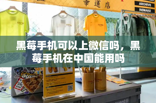 黑莓手机可以上微信吗，黑莓手机在中国能用吗-第1张图片-星选测评