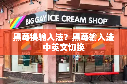 黑莓换输入法？黑莓输入法中英文切换