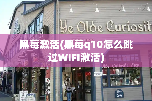 黑莓激活(黑莓q10怎么跳过WIFI激活)-第1张图片-星选测评