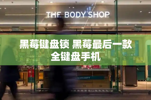 黑莓键盘锁 黑莓最后一款全键盘手机-第1张图片-星选测评