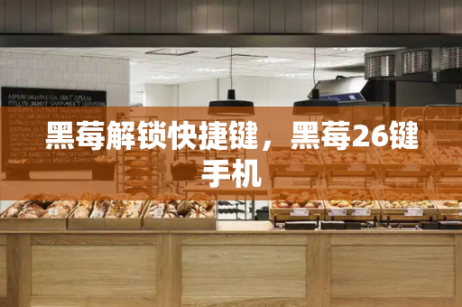 黑莓解锁快捷键，黑莓26键手机