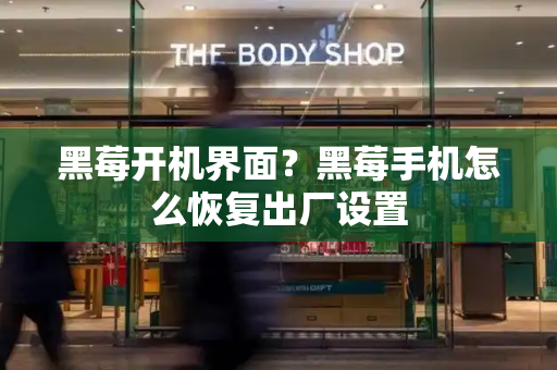 黑莓开机界面？黑莓手机怎么恢复出厂设置-第1张图片-星选测评