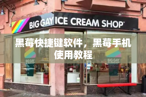 黑莓快捷键软件，黑莓手机使用教程
